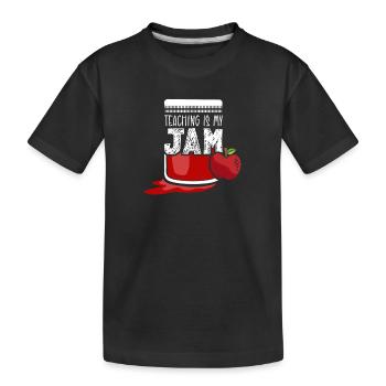 Lehrer Präsent Lehramt Studium Lehrkraft Schule - Kinder Premium Bio T-Shirt - Schwarz - Vorne