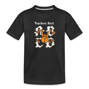 Lehrer Präsent Lehramt Studium Lehrkraft Schule - Kinder Premium Bio T-Shirt - Schwarz - Vorne