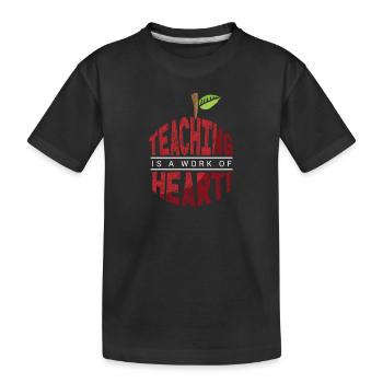 Teachers Present Teacher Training Course Teacher School - Kids' Premium Organic T-Shirt - black - Front