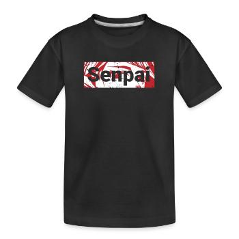 Anime Fan Present Japanese Cartoon Cosplay - Kids' Premium Organic T-Shirt - black - Front