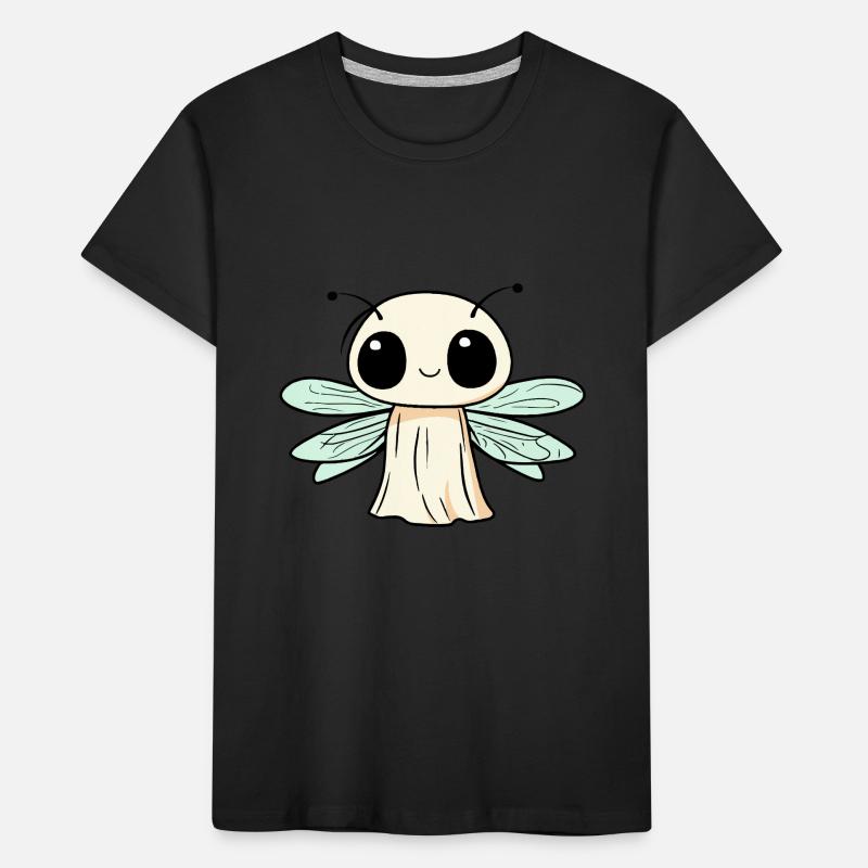 Libelle Halloween Comic Geist Kinder Premium Bio T-Shirt
