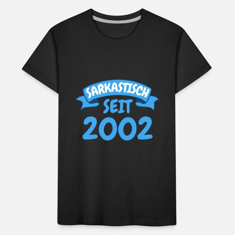 21 Jahre Geburtstag Geschenk Sarkastisch seit 2002 Kinder Premium Bio T-Shirt