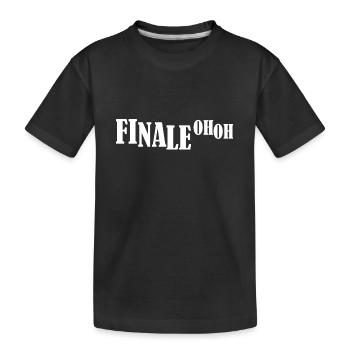 Finale | Fußball Volleyball Handball Turnier Fan - Kinder Premium Bio T-Shirt - Schwarz - Vorne