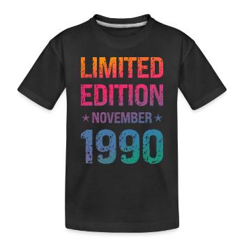 Limited Edition Birthday Party Vintage 1990's - Kids' Premium Organic T-Shirt - black - Front