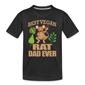 Rat - Kids' Premium Organic T-Shirt - black - Front