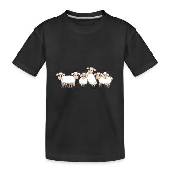 Agneau - T-shirt bio Premium Enfant - noir - Devant
