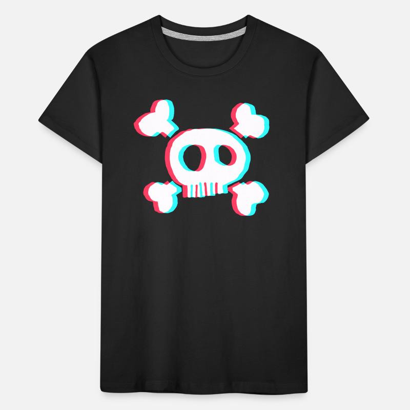 Schädel Kinder Premium Bio T-Shirt