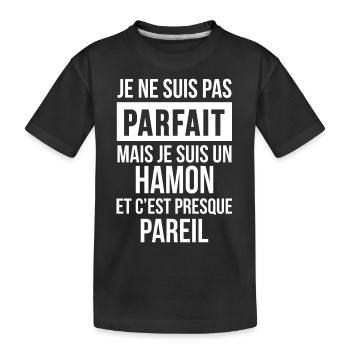 Nom de Famille - HAMON - T-shirt bio Premium Enfant - noir - Devant