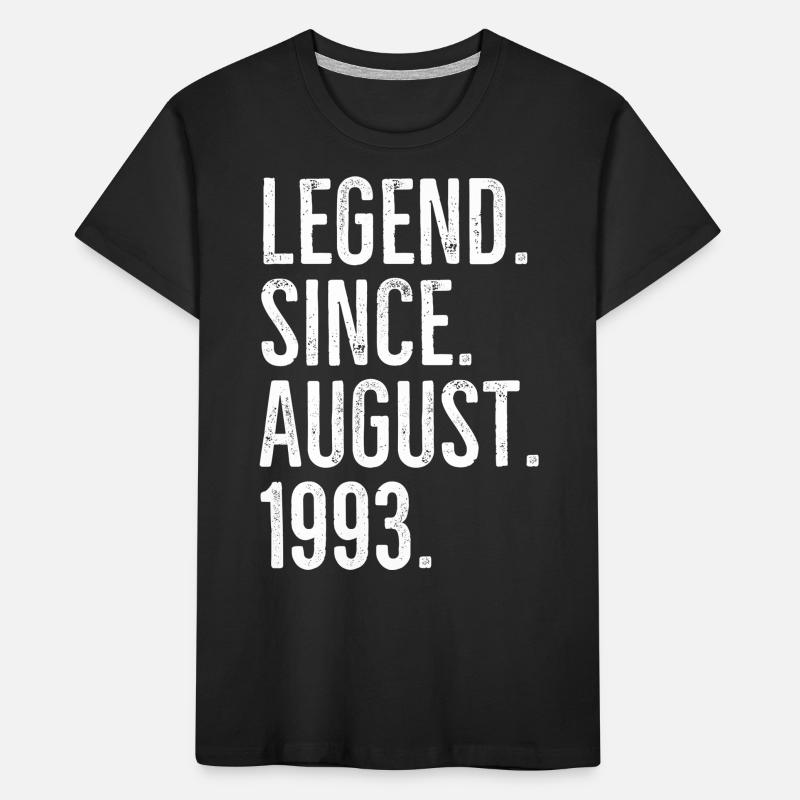 Legend Since August 1993 Kids' Premium Organic T-Shirt