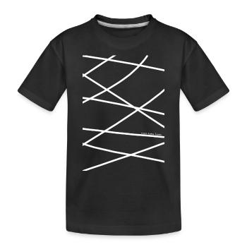 mach-keine-faxen WEAR - Kinder Premium Bio T-Shirt - Schwarz - Vorne