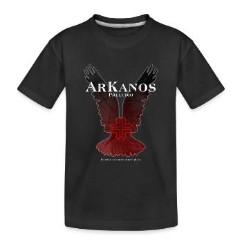 Arkanos Präludium - Kinder Premium Bio T-Shirt - Schwarz - Vorne