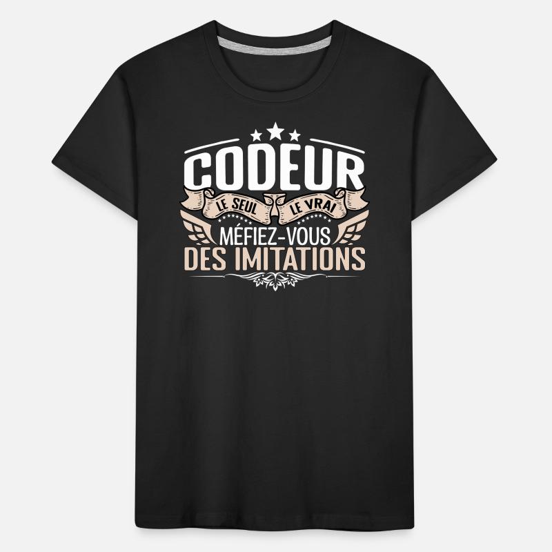 Codeur le seul Codeur le vrai Codeur T-shirt bio Premium Enfant