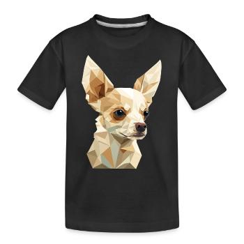 Chihuahua - T-shirt bio Premium Enfant - noir - Devant