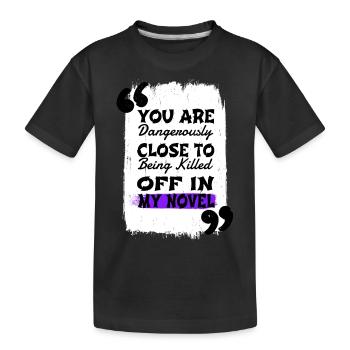 christmas blogger jokes joke books novel - Kinder Premium Bio T-Shirt - Schwarz - Vorne