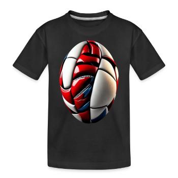 SIIIR FOOTBALL - T-shirt bio Premium Enfant - noir - Devant