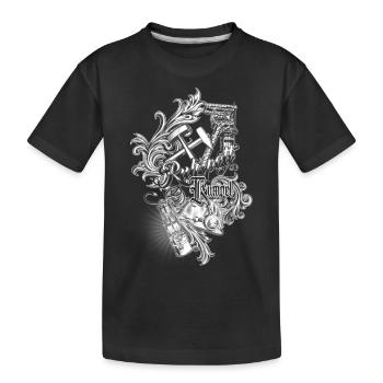Ruhrpott Kumpel - Kinder Premium Bio T-Shirt - Schwarz - Vorne