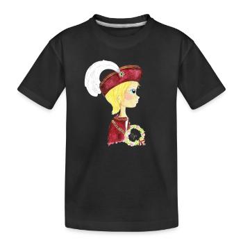 Herzog Georg - Kinder Premium Bio T-Shirt - Schwarz - Vorne