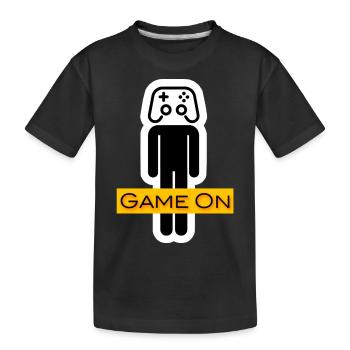 Jeu sur Warrior - T-shirt bio Premium Enfant - noir - Devant