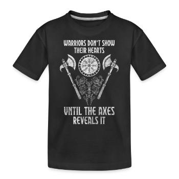 Mythologie du dieu viking - T-shirt bio Premium Enfant - noir - Devant