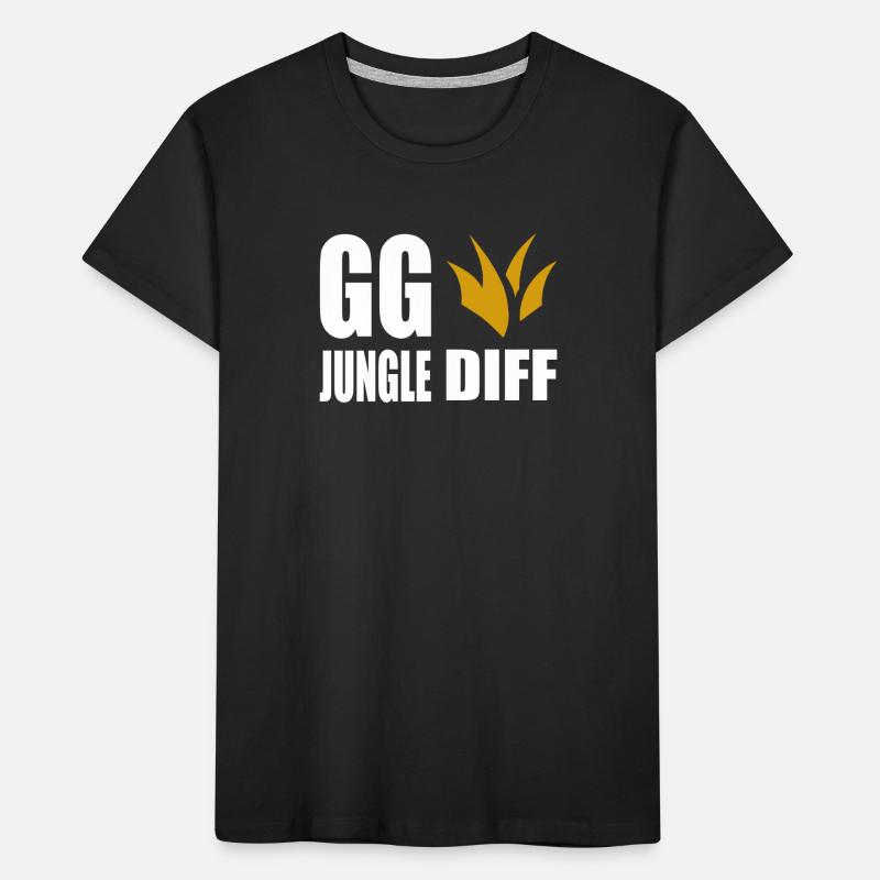 GG Jungle Diff Gamer Gaming Kids' Premium Organic T-Shirt