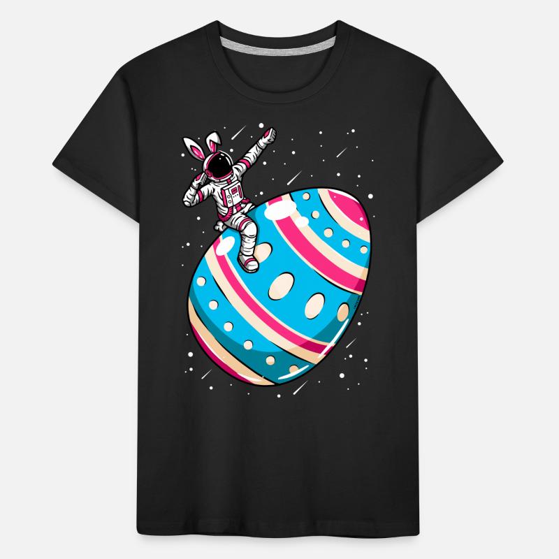 Astronaut - space easter egg Kids' Premium Organic T-Shirt