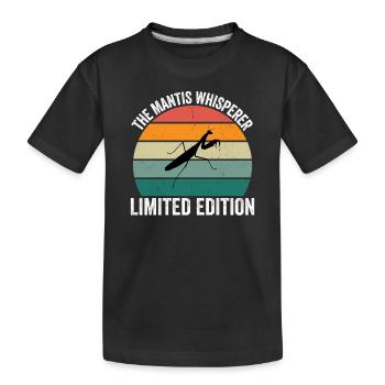 Le murmure de la mante - T-shirt bio Premium Enfant - noir - Devant