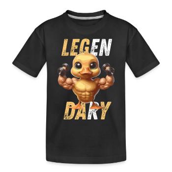 Gym Fitness Sport Canard - T-shirt bio Premium Enfant - noir - Devant