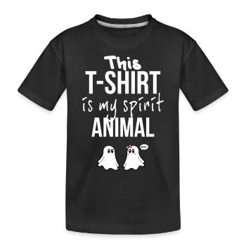T-Shirts mit lustigen Sprüchen - Fantasmitas 02 - Kinder Premium Bio T-Shirt - Schwarz - Vorne