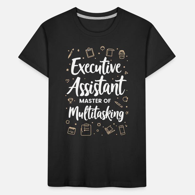 Assistante du Directeur Général Expert Multitâche T-shirt bio Premium Enfant
