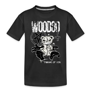Poupée vaudou grunge - T-shirt bio Premium Enfant - noir - Devant
