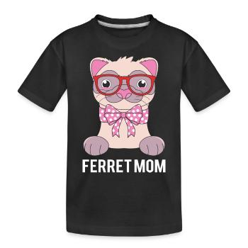 Furet - T-shirt bio Premium Enfant - noir - Devant