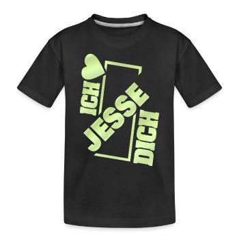 Couple Jesse - Kinder Premium Bio T-Shirt - Schwarz - Vorne