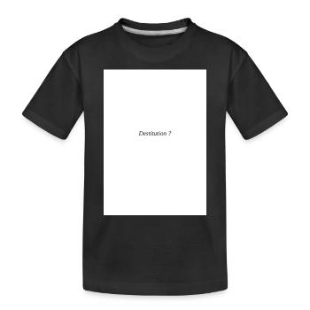 destitution - T-shirt bio Premium Enfant - noir - Devant
