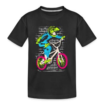 Vélo BMX | BMX coloré - BMX Rider - T-shirt bio Premium Enfant - noir - Devant