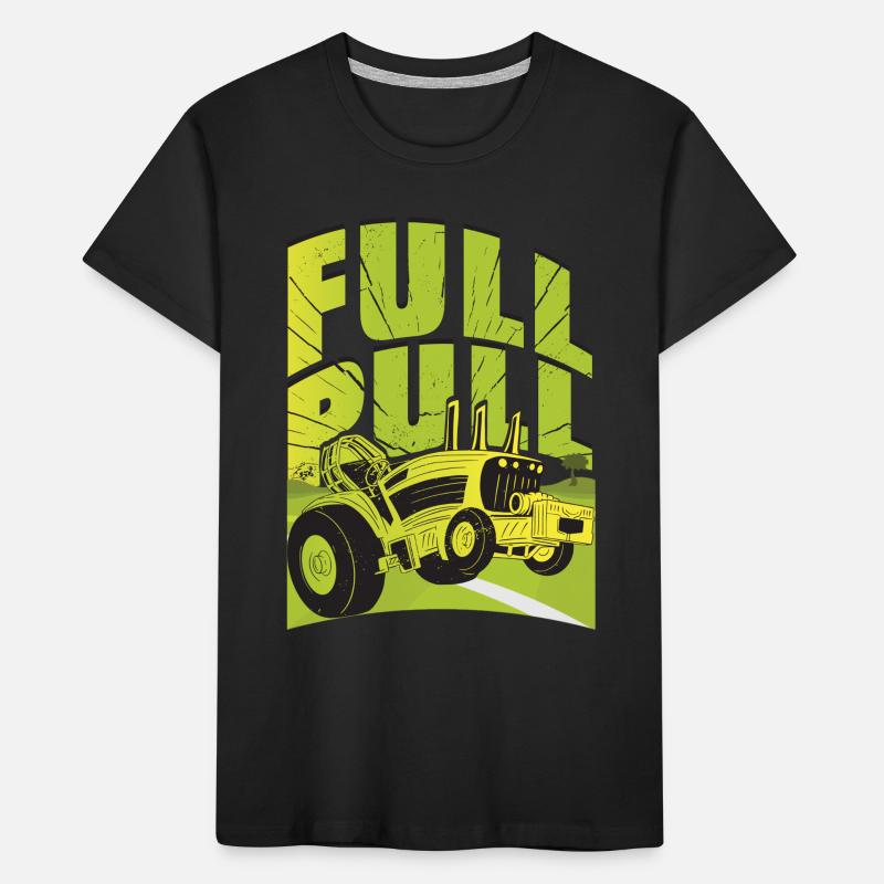 Traktor Pulling Kinder Premium Bio T-Shirt