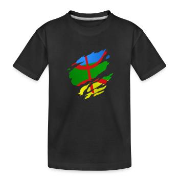 Amazigh flag - T-shirt bio Premium Enfant - noir - Devant