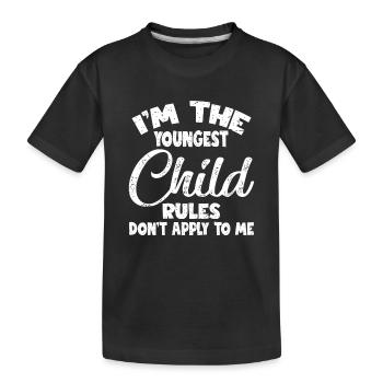 Famille Enfants Frères et sœurs Idée Cadeau Drôle - T-shirt bio Premium Enfant - noir - Devant