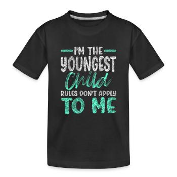 Famille Enfants Frères et sœurs Idée Cadeau Drôle - T-shirt bio Premium Enfant - noir - Devant