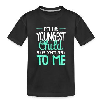 Famille Enfants Frères et sœurs Idée Cadeau Drôle - T-shirt bio Premium Enfant - noir - Devant