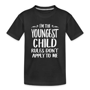 Famille Enfants Frères et sœurs Idée Cadeau Drôle - T-shirt bio Premium Enfant - noir - Devant