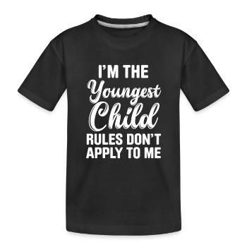 Famille Enfants Frères et sœurs Idée Cadeau Drôle - T-shirt bio Premium Enfant - noir - Devant