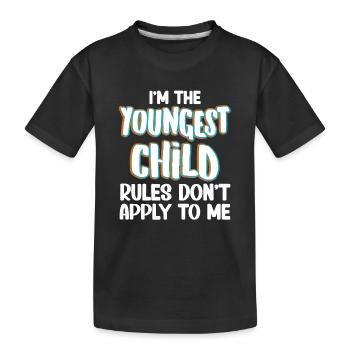 Famille Enfants Frères et sœurs Idée Cadeau Drôle - T-shirt bio Premium Enfant - noir - Devant