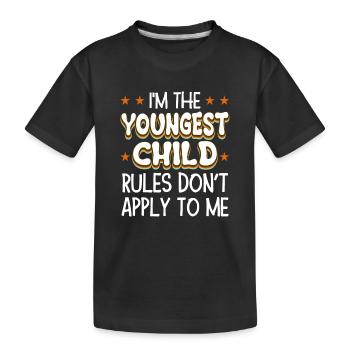 Famille Enfants Frères et sœurs Idée Cadeau Drôle - T-shirt bio Premium Enfant - noir - Devant