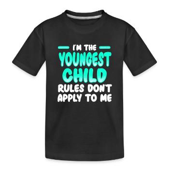 Famille Enfants Frères et sœurs Idée Cadeau Drôle - T-shirt bio Premium Enfant - noir - Devant