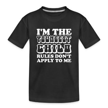 Famille Enfants Frères et sœurs Idée Cadeau Drôle - T-shirt bio Premium Enfant - noir - Devant