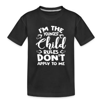 Famille Enfants Frères et sœurs Idée Cadeau Drôle - T-shirt bio Premium Enfant - noir - Devant