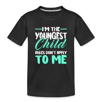 Famille Enfants Frères et sœurs Idée Cadeau Drôle - T-shirt bio Premium Enfant - noir - Devant