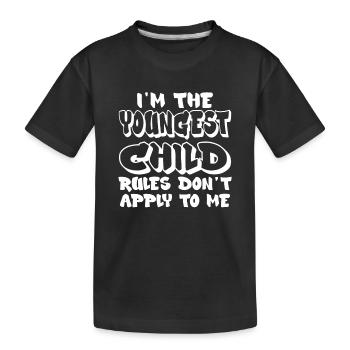 Famille Enfants Frères et sœurs Idée Cadeau Drôle - T-shirt bio Premium Enfant - noir - Devant
