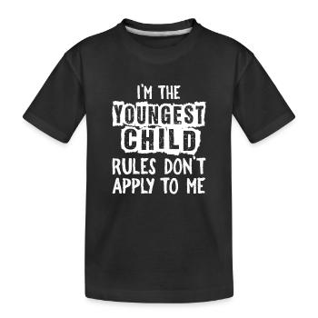 Famille Enfants Frères et sœurs Idée Cadeau Drôle - T-shirt bio Premium Enfant - noir - Devant