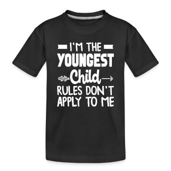Famille Enfants Frères et sœurs Idée Cadeau Drôle - T-shirt bio Premium Enfant - noir - Devant
